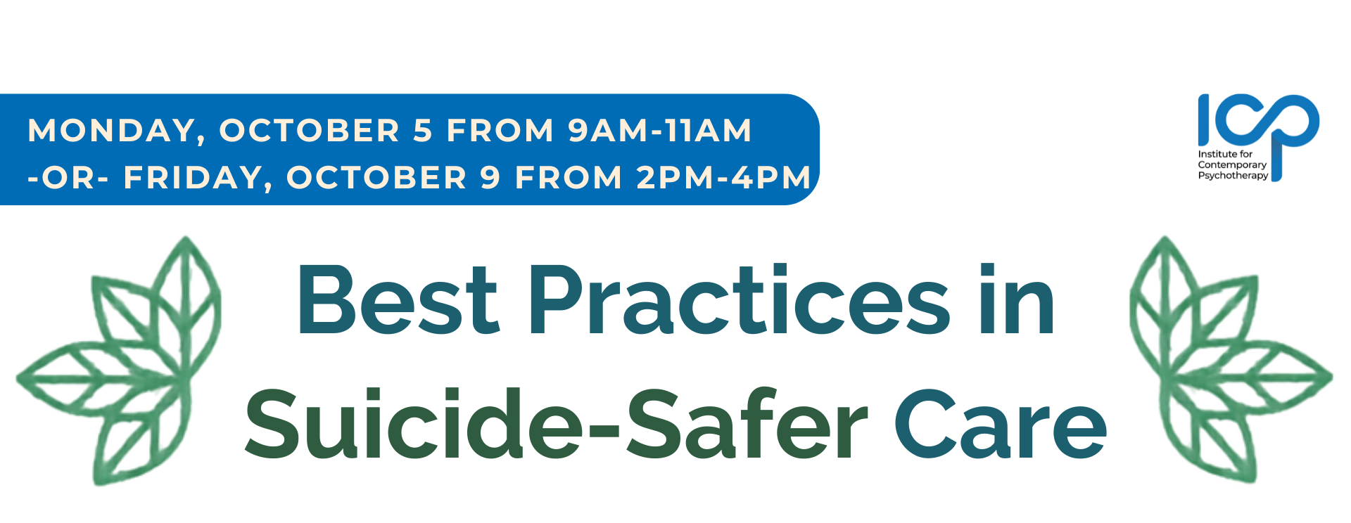 Best Practices in Suicide-Safer Care | 2026